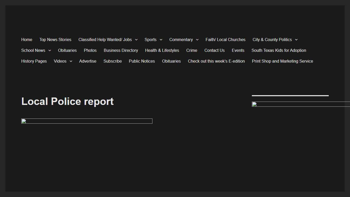 Local Police report – The Devine News