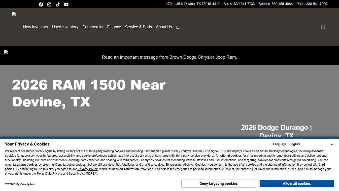 Ram 1500 Brown Dodge Chrysler Jeep Ram